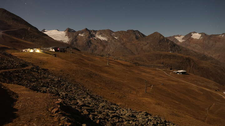 Obergurgl Festkogel snow cam captured at 28 September 2026 at 11:36 pm GMT+2