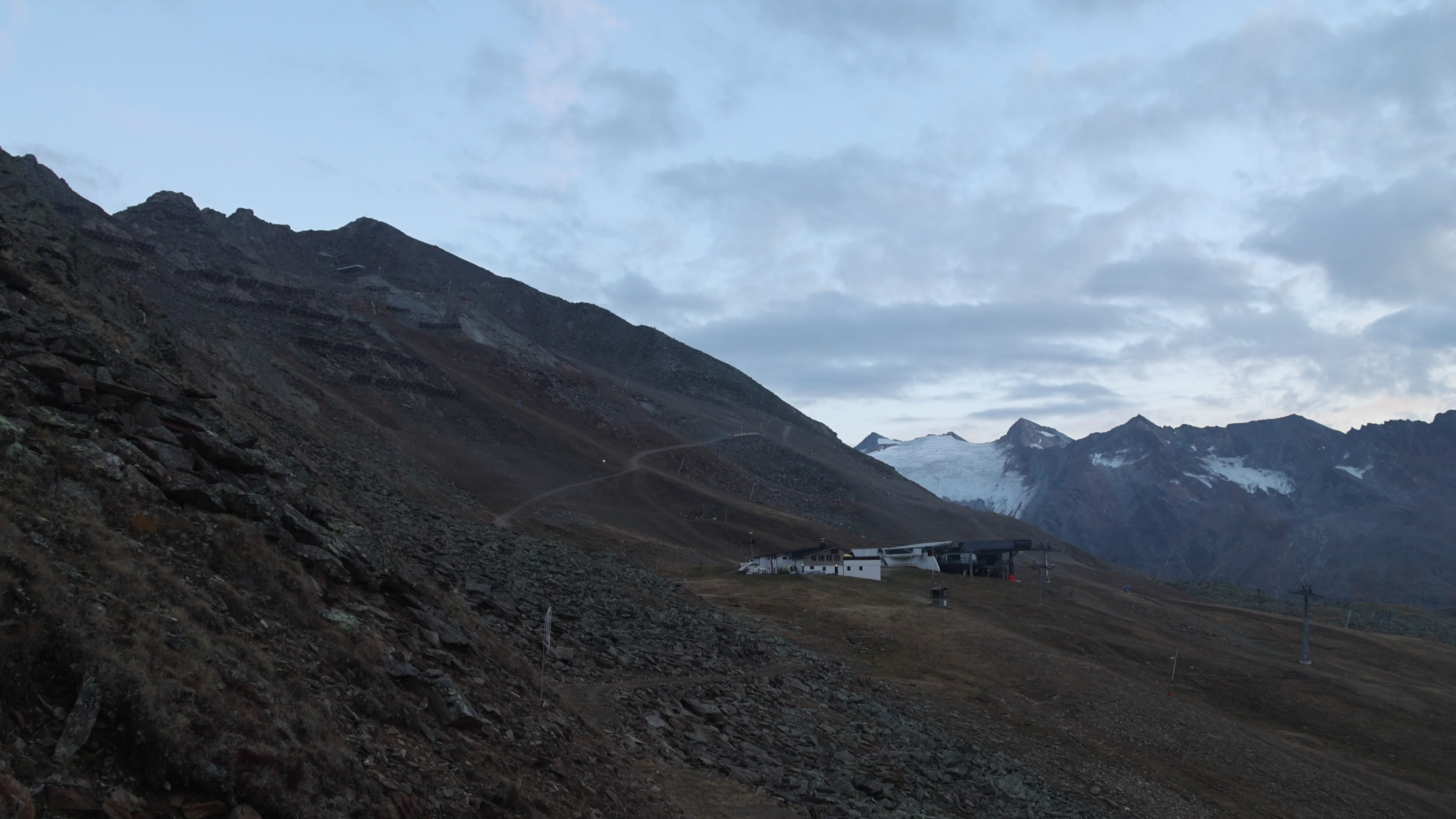 Obergurgl Festkogel snow cam captured at 4 October 2026 at 7:06 pm GMT+2