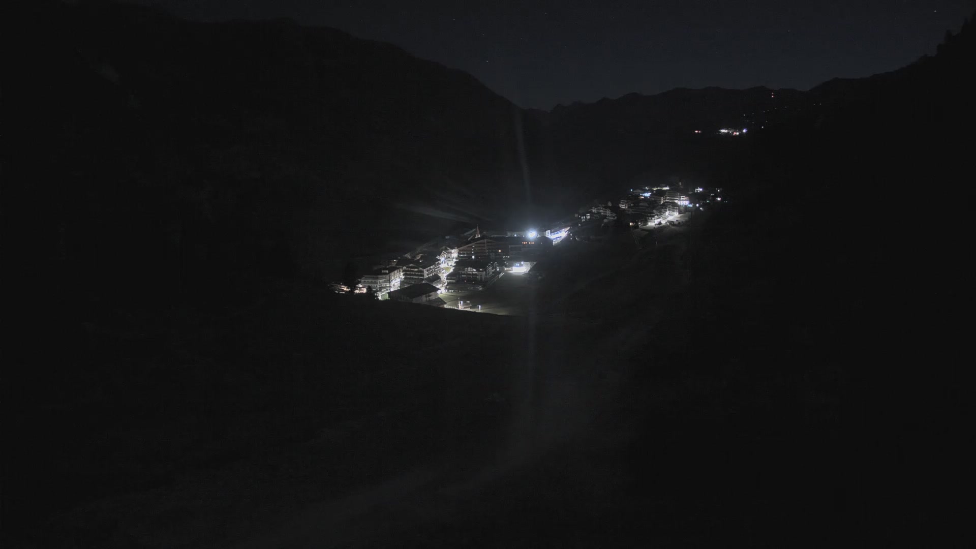 Obergurgl Gaisberg snow cam captured at 4 October 2026 at 10:18 pm GMT+2