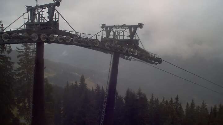 Saalbach Kohlmaiskopf snow cam captured at 24 September 2026 at 7:13 pm GMT+2