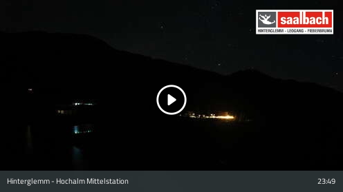 Saalbach Hochalm Mid Station snow cam captured at 12 September 2026 at 11:55 pm GMT+2