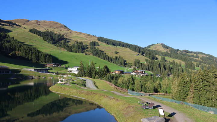 Saalbach Hochalm Mid Station snow cam captured at 15 September 2026 at 5:54 pm GMT+2