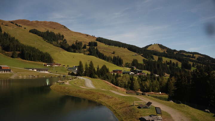 Saalbach Hochalm Mid Station snow cam captured at 26 September 2026 at 11:46 pm GMT+2
