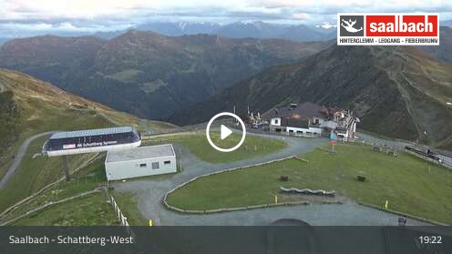 Saalbach Schattberg-West snow cam captured at 12 September 2026 at 7:38 pm GMT+2