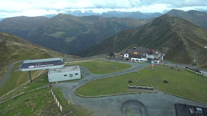 Saalbach Schattberg-West snow cam captured at 14 September 2026 at 7:30 pm GMT+2