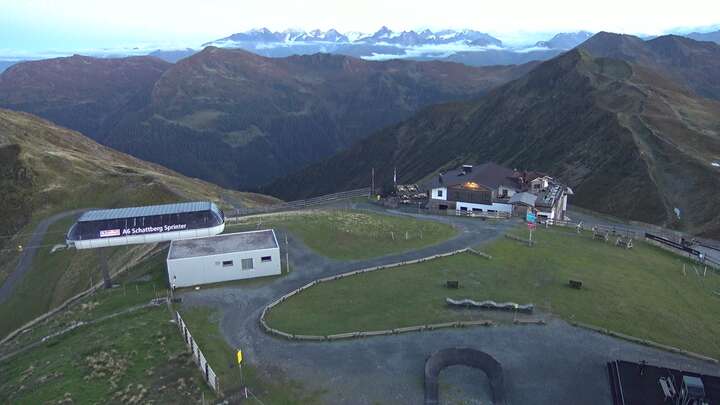 Saalbach Schattberg-West snow cam captured at 17 September 2026 at 10:11 pm GMT+2