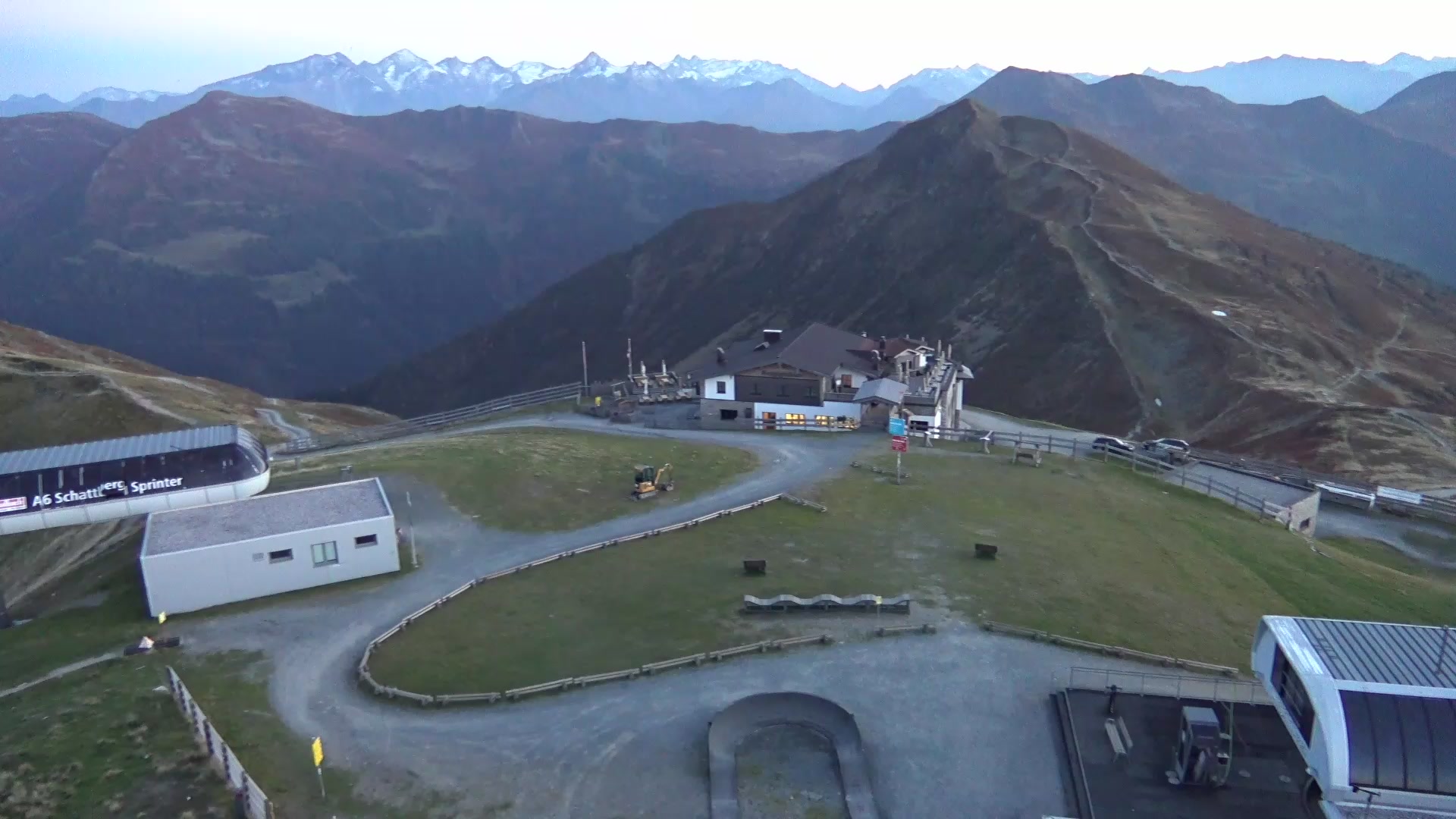 Saalbach Schattberg-West snow cam captured at 3 October 2026 at 7:11 pm GMT+2