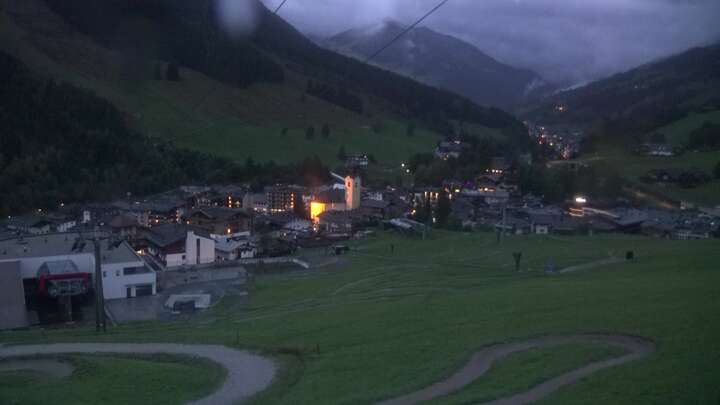 Saalbach Kohlmais Tal snow cam captured at 24 September 2026 at 7:29 pm GMT+2