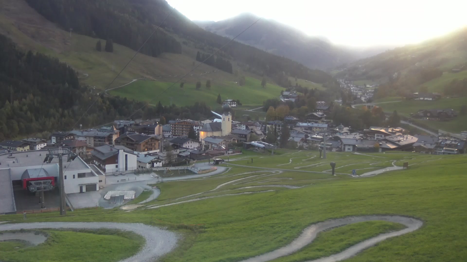 Saalbach Kohlmais Tal snow cam captured at 5 October 2026 at 6:59 pm GMT+2