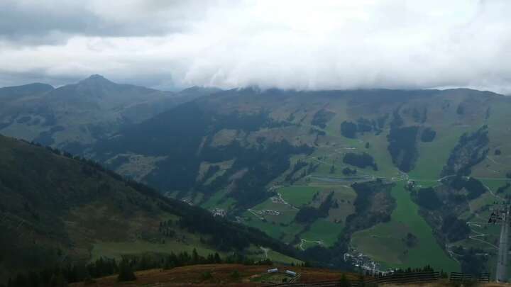 Saalbach Zwölferkogel snow cam captured at 16 September 2026 at 6:27 pm GMT+2