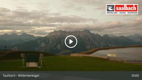 Saalbach Wildenkarkogel snow cam captured at 12 September 2026 at 8:11 pm GMT+2