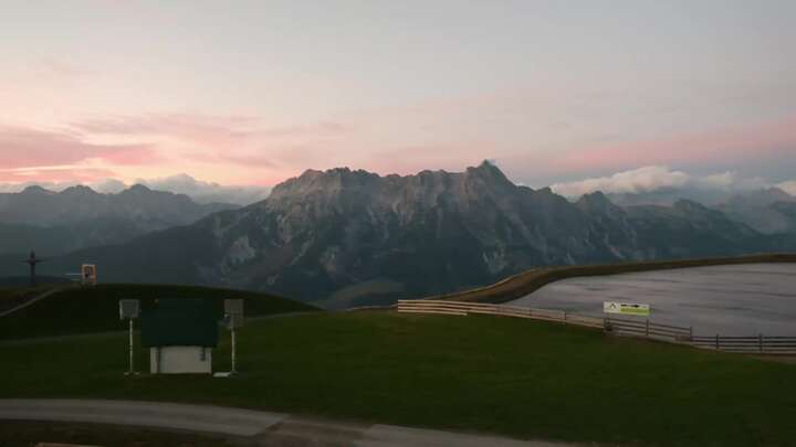 Saalbach Wildenkarkogel snow cam captured at 21 September 2026 at 7:55 pm GMT+2