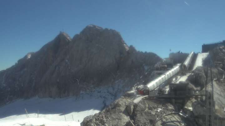 Schladming Upper Station Dachstein Hunerkogel snow cam captured at 29 September 2026 at 12:34 pm GMT+2
