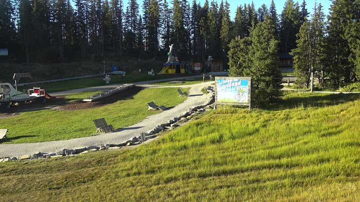 Schladming Hopsi Express Base Station snow cam captured at 15 September 2026 at 6:10 pm GMT+2