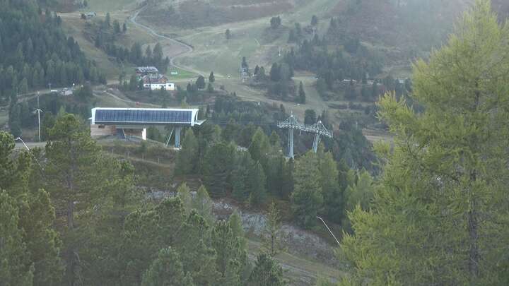 Turracherhöhe Turrachbahn Upper Station snow cam captured at 23 September 2026 at 6:51 pm GMT+2
