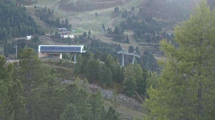 Turracherhöhe Turrachbahn Upper Station snow cam captured at 25 September 2026 at 7:00 pm GMT+2