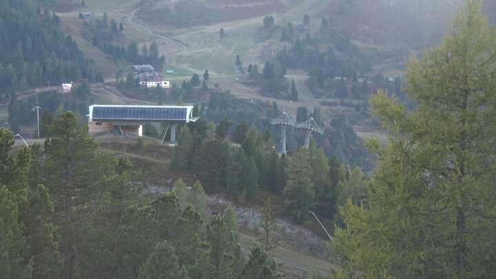 Turracherhöhe Turrachbahn Upper Station snow cam captured at 27 September 2026 at 6:58 pm GMT+2