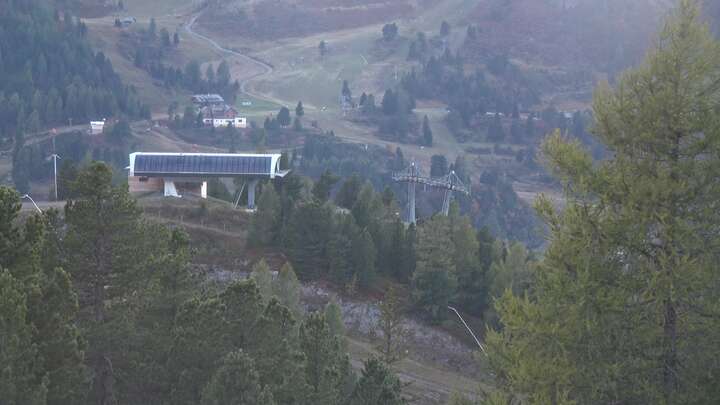 Turracherhöhe Turrachbahn Upper Station snow cam captured at 28 September 2026 at 6:52 pm GMT+2