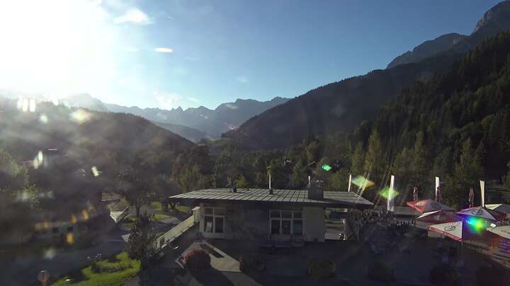 Werfenweng Base Station 8 EUB snow cam captured at 15 September 2026 at 6:13 pm GMT+2