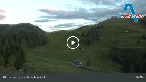 Werfenweng Schnapfenriedl snow cam captured at 12 September 2026 at 7:24 pm GMT+2