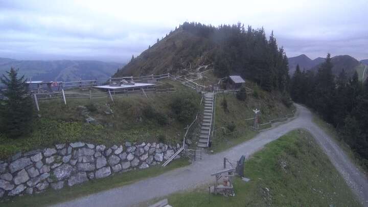 Westendorf Choralpe snow cam captured at 18 September 2026 at 7:33 pm GMT+2