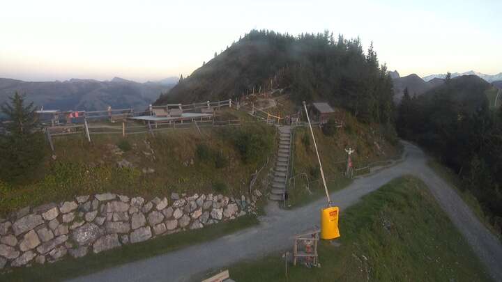 Westendorf Choralpe snow cam captured at 28 September 2026 at 7:09 pm GMT+2