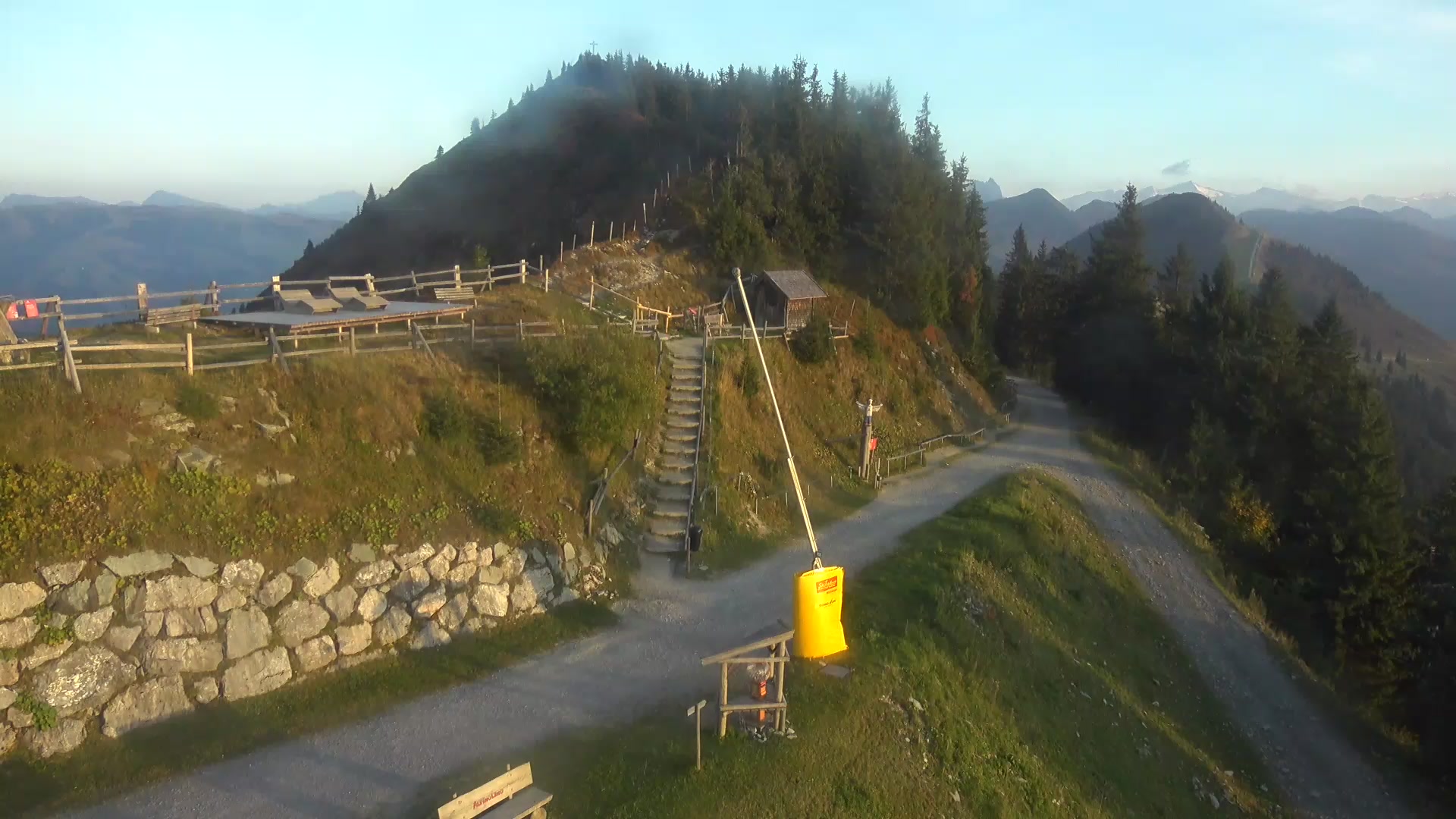 Westendorf Choralpe snow cam captured at 3 October 2026 at 6:30 pm GMT+2