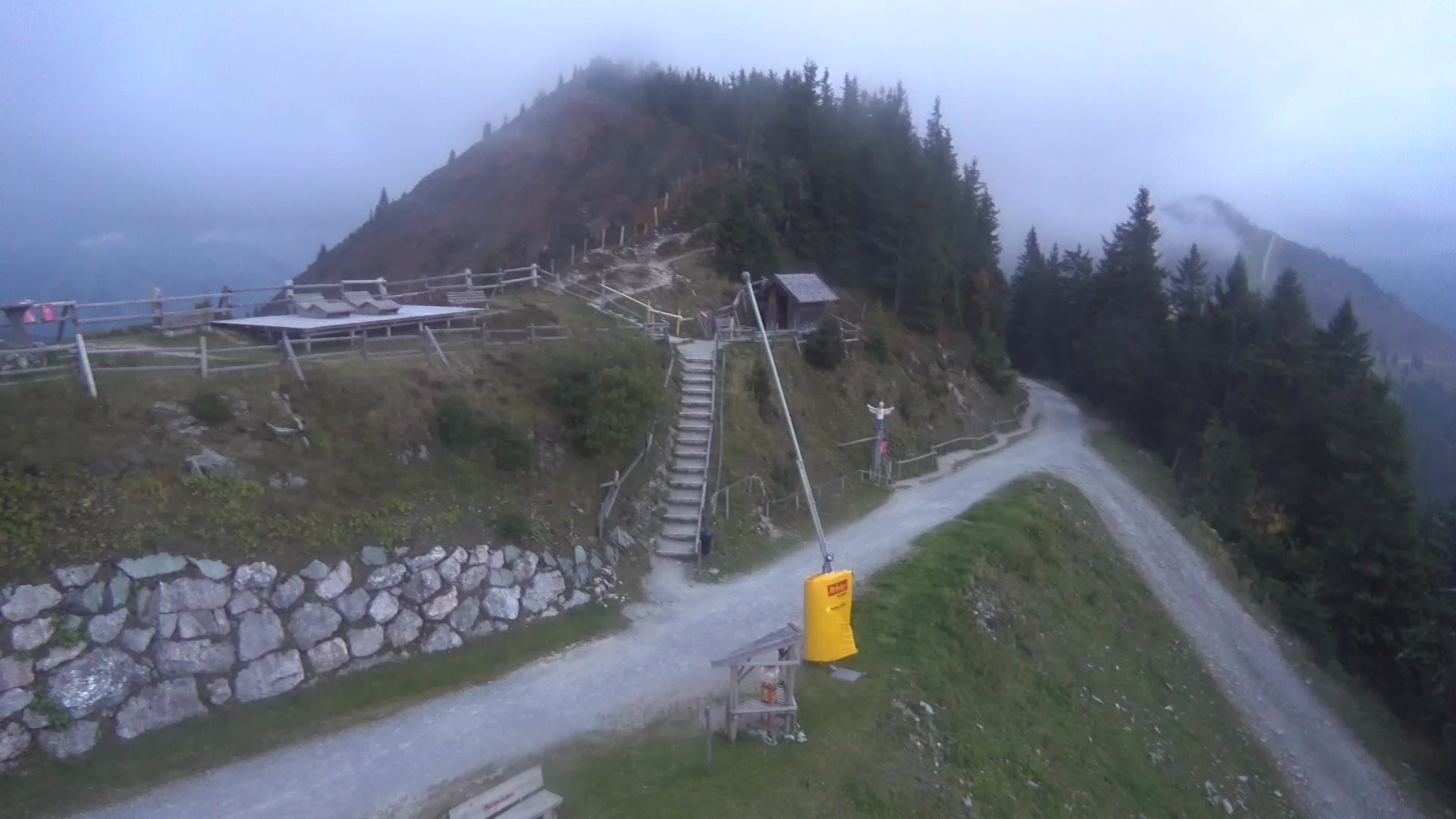 Westendorf Choralpe snow cam captured at 4 October 2026 at 6:51 pm GMT+2