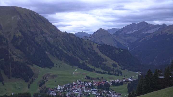 Berwang Sonnalmbahn Upper Station snow cam captured at 13 September 2026 at 7:41 pm GMT+2