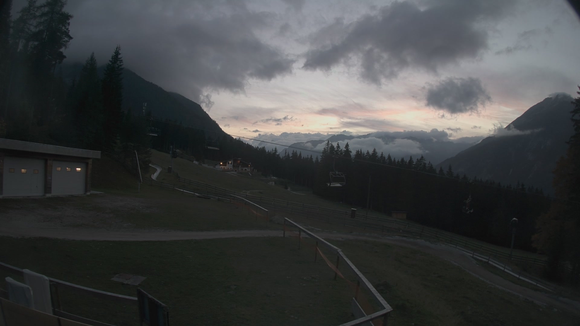 Biberwier (Marienberg) Mid Station Biberwier snow cam captured at 3 October 2026 at 7:13 pm GMT+2