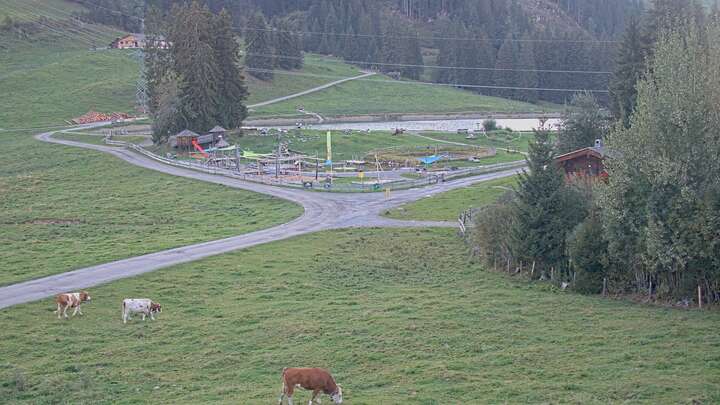 Brixen im Thale (SkiWelt) Filzalmsee snow cam captured at 17 September 2026 at 10:10 pm GMT+2