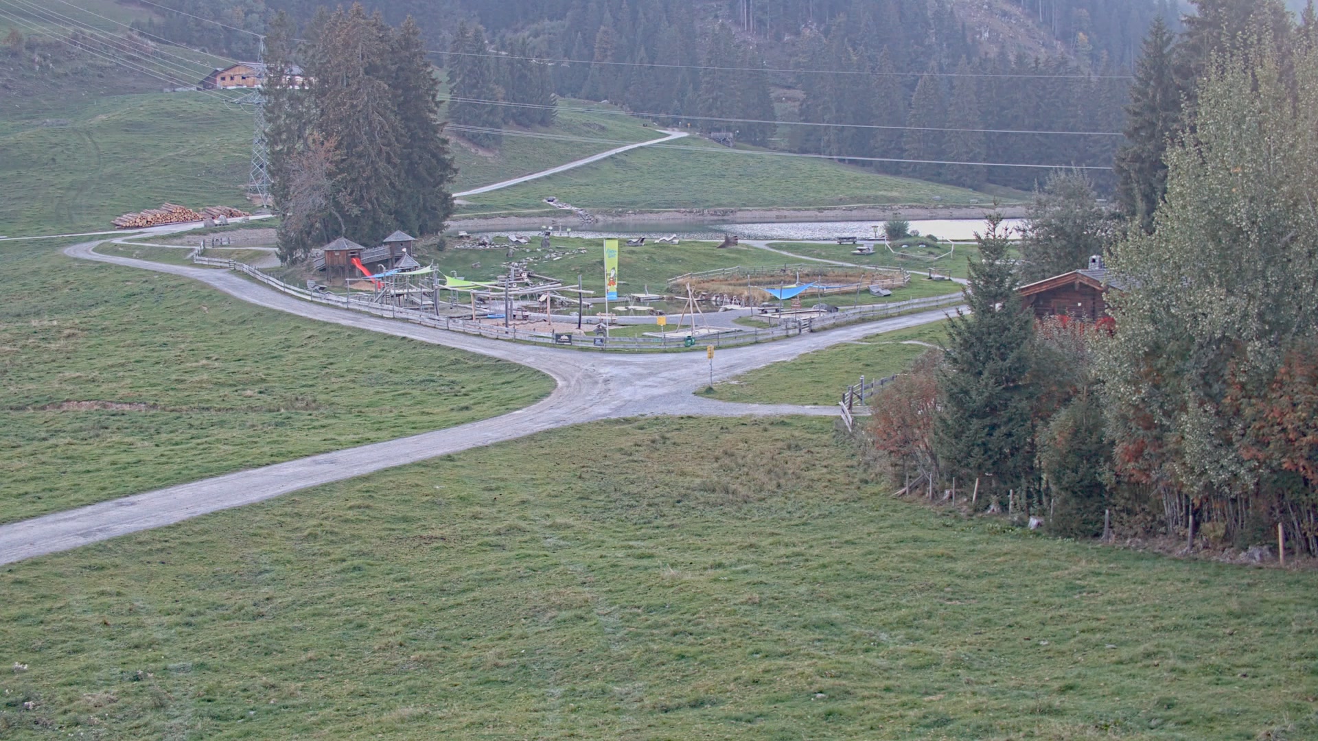 Brixen im Thale (SkiWelt) Filzalmsee snow cam captured at 3 October 2026 at 6:57 pm GMT+2