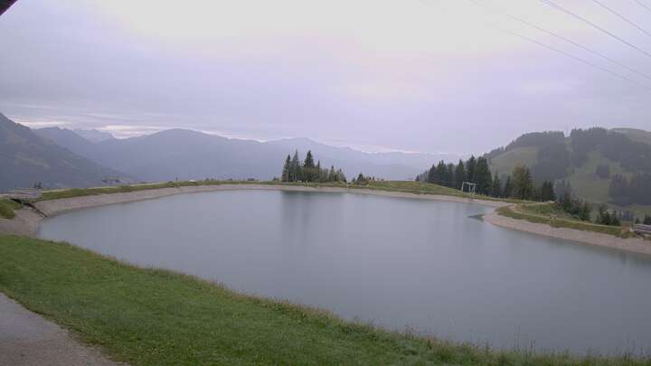 Brixen im Thale (SkiWelt) Brantlalmsee snow cam captured at 13 September 2026 at 7:41 pm GMT+2