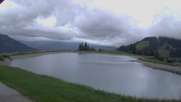 Brixen im Thale (SkiWelt) Brantlalmsee snow cam captured at 16 September 2026 at 7:30 pm GMT+2