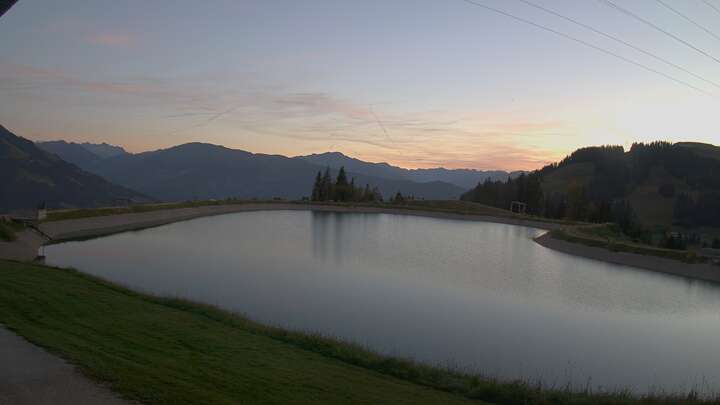 Brixen im Thale (SkiWelt) Brantlalmsee snow cam captured at 23 September 2026 at 7:24 pm GMT+2