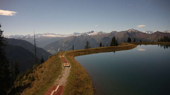 Dorfgastein (Gastein) Spiegelsee Fulseck snow cam captured at 25 September 2026 at 11:50 pm GMT+2