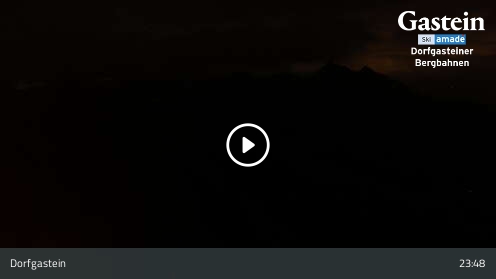 Dorfgastein (Gastein) Fulseck snow cam captured at 12 September 2026 at 11:51 pm GMT+2