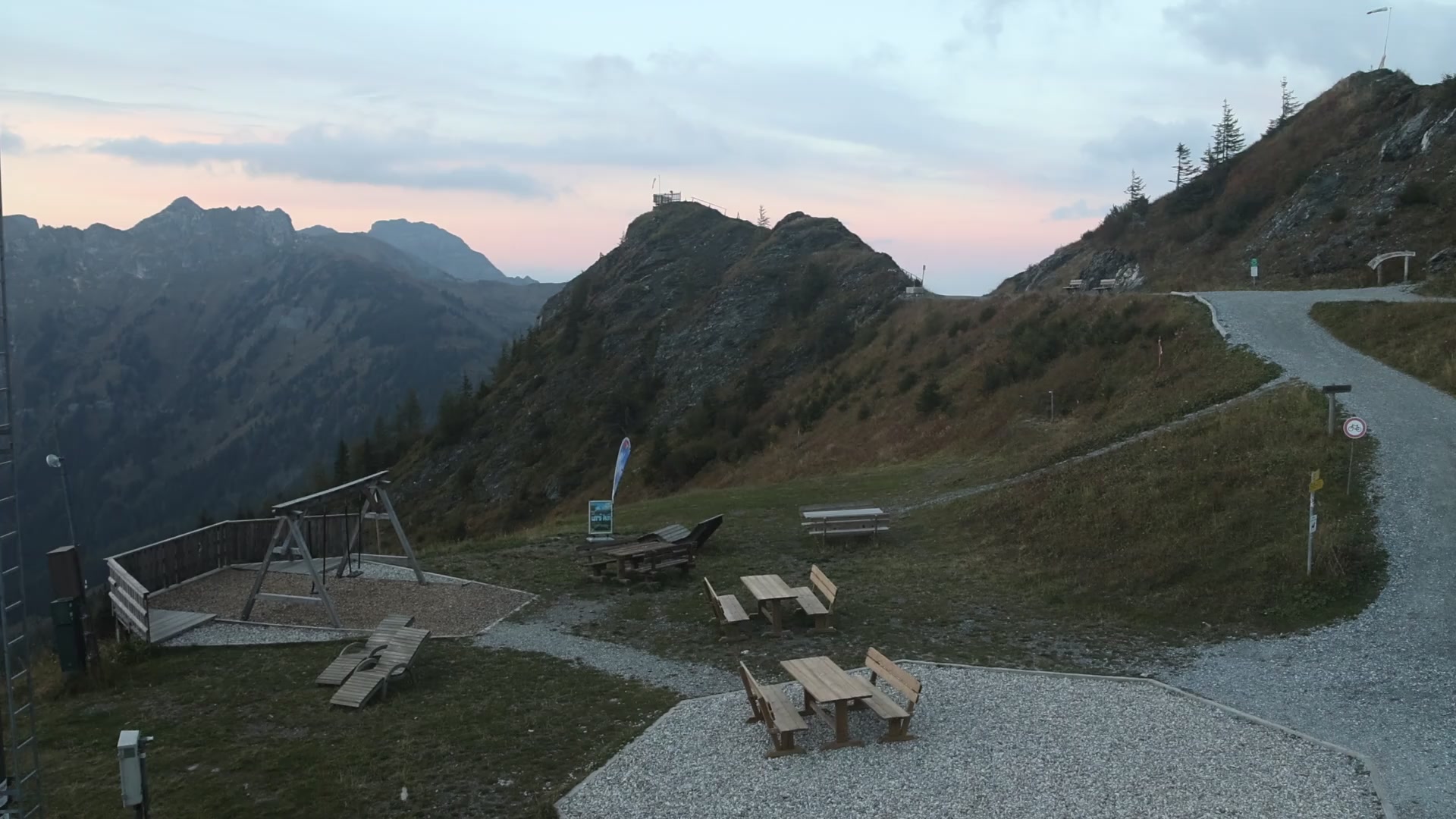 Dorfgastein (Gastein) Fulseck snow cam captured at 5 October 2026 at 6:54 pm GMT+2