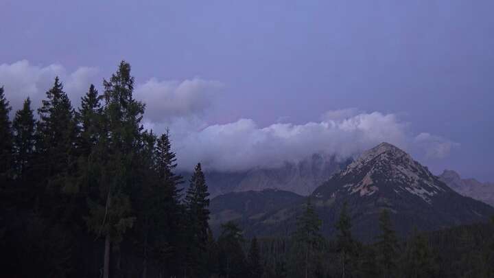 Filzmoos sixpack Mooslehen Berg snow cam captured at 21 September 2026 at 7:30 pm GMT+2