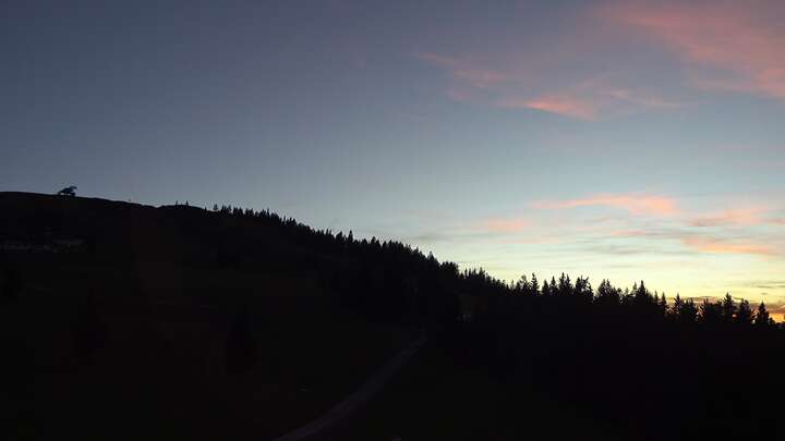 Flachau (Snow Space Salzburg) Upper Station Achterjet snow cam captured at 23 September 2026 at 7:20 pm GMT+2