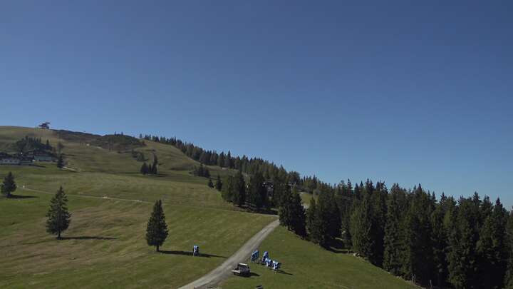 Flachau (Snow Space Salzburg) Upper Station Achterjet snow cam captured at 29 September 2026 at 12:13 pm GMT+2