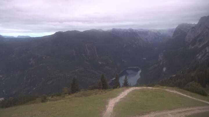 Gosau (Dachstein West) Dachstein West - Zwieselalm Upper Station snow cam captured at 18 September 2026 at 7:26 pm GMT+2