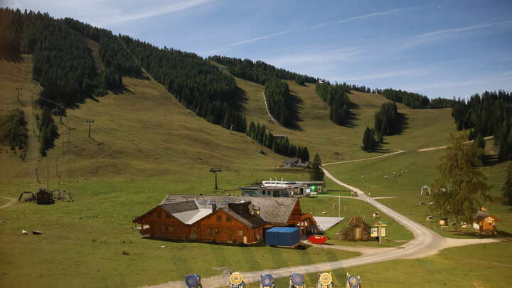 Hinterstoder Hössbahn Upper Station - Huttererböden snow cam captured at 26 September 2026 at 11:50 pm GMT+2