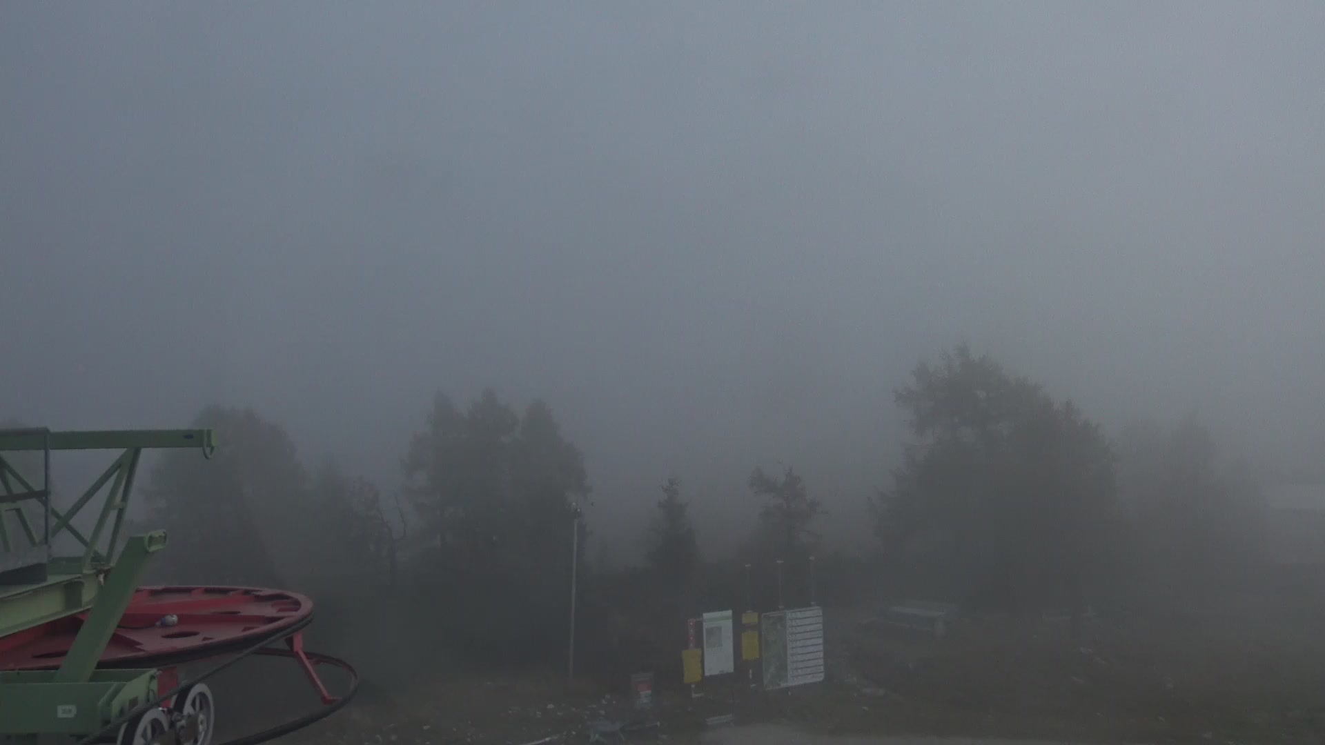 Hinterstoder Höss-Express Upper Station snow cam captured at 4 October 2026 at 6:50 pm GMT+2