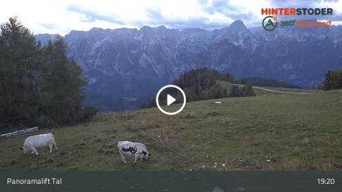 Hinterstoder Panoramalift Tal - Startplatz West snow cam captured at 12 September 2026 at 7:36 pm GMT+2