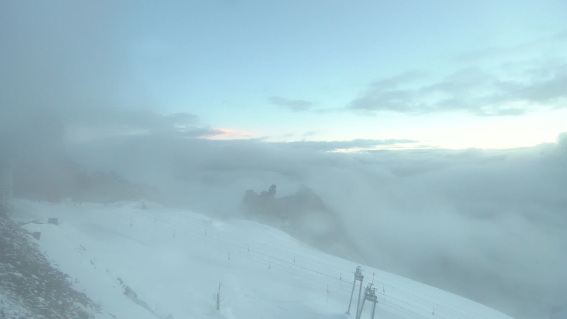 Hintertux (Zillertal) Gefrorene Wand snow cam captured at 5 October 2026 at 6:58 pm GMT+2