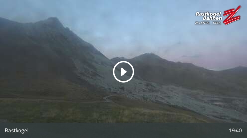 Hintertux (Zillertal) Rastkogel snow cam captured at 12 September 2026 at 7:52 pm GMT+2