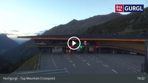 Hochgurgl (Ötztal) Top Mountain Crosspoint snow cam captured at 12 September 2026 at 7:52 pm GMT+2