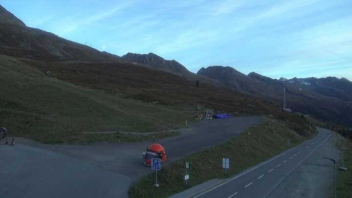 Hochgurgl (Ötztal) Top Mountain Crosspoint snow cam captured at 21 September 2026 at 7:14 pm GMT+2