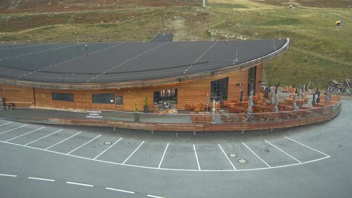 Hochgurgl (Ötztal) Top Mountain Crosspoint snow cam captured at 25 September 2026 at 7:19 pm GMT+2
